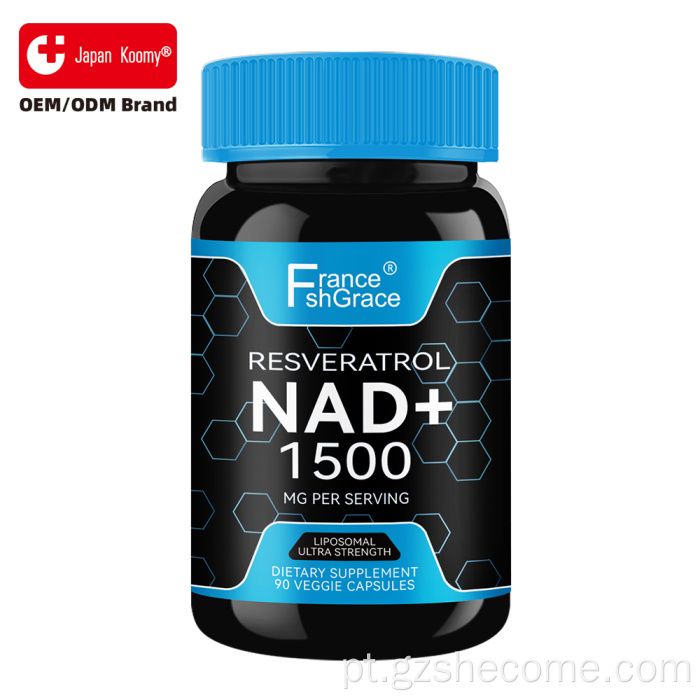 Suplemento lipossomal Shecome NAD+ Suplemento de resveratrol NAD